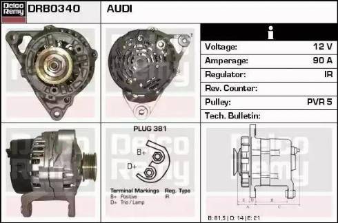 Remy DRB0340 - Alternatore autozon.pro