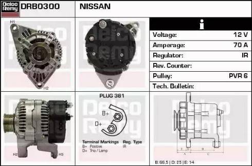 Remy DRB0300 - Alternatore autozon.pro