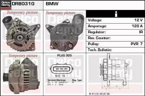 Remy DRB0310 - Alternatore autozon.pro