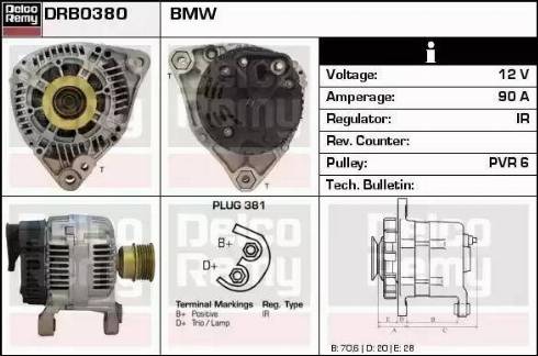 Remy DRB0380 - Alternatore autozon.pro