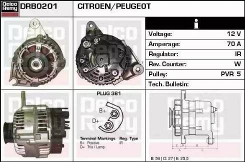 Remy DRB0201 - Alternatore autozon.pro