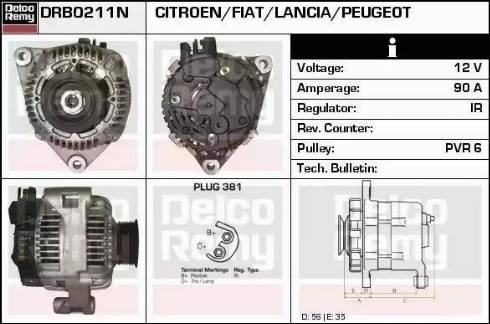 Remy DRB0211N - Alternatore autozon.pro