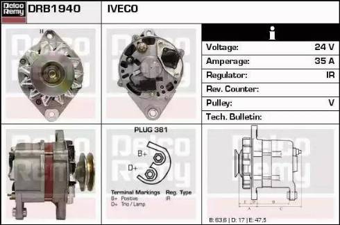 Remy DRB1940 - Alternatore autozon.pro