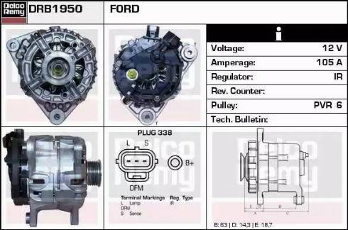 Remy DRB1950 - Alternatore autozon.pro