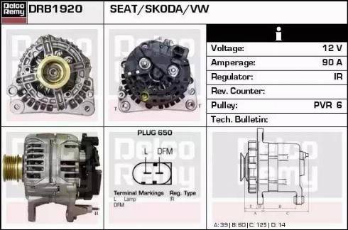 Remy DRB1920 - Alternatore autozon.pro