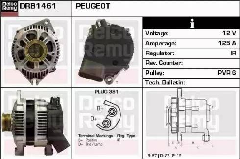 Remy DRB1461 - Alternatore autozon.pro