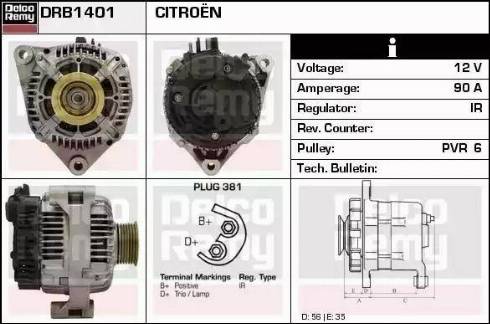 Remy DRB1401 - Alternatore autozon.pro