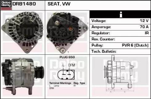 Remy DRB1480 - Alternatore autozon.pro