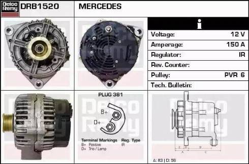 Remy DRB1520 - Alternatore autozon.pro