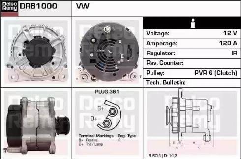 Remy DRB1000 - Alternatore autozon.pro