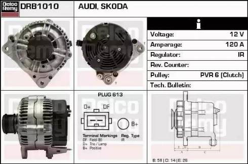 Remy DRB1010 - Alternatore autozon.pro