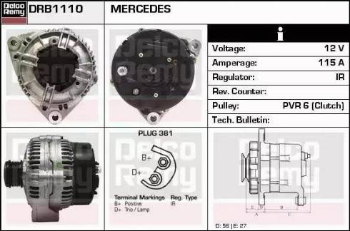 Remy DRB1110 - Alternatore autozon.pro