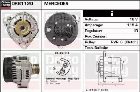 Remy DRB1120 - Alternatore autozon.pro