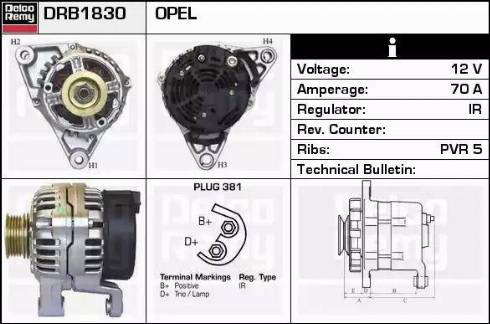 Remy DRB1830 - Alternatore autozon.pro