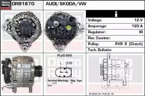 Remy DRB1870 - Alternatore autozon.pro