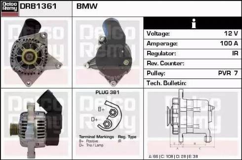 Remy DRB1361 - Alternatore autozon.pro