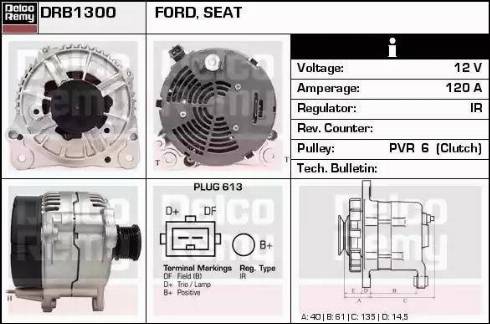 Remy DRB1300 - Alternatore autozon.pro