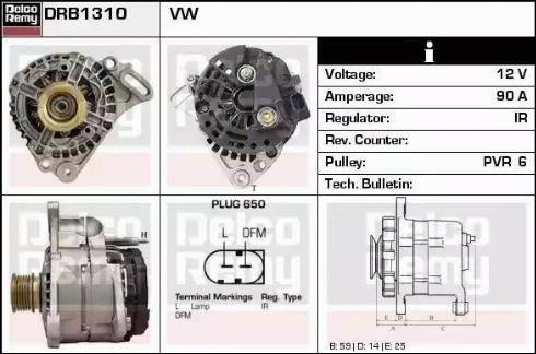 Remy DRB1310 - Alternatore autozon.pro