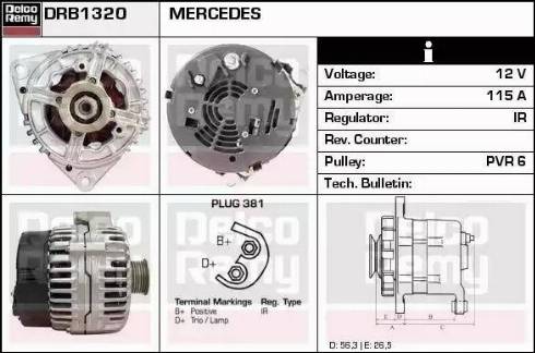 Remy DRB1320 - Alternatore autozon.pro