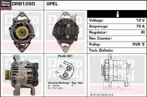 Remy DRB1260 - Alternatore autozon.pro