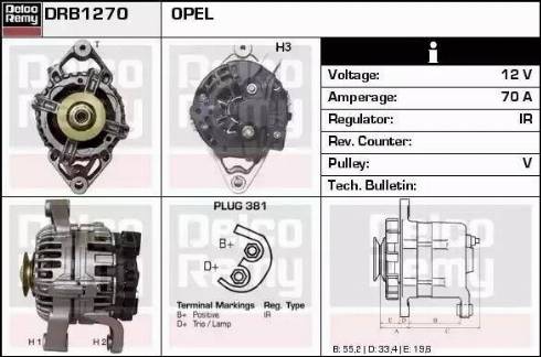 Remy DRB1270 - Alternatore autozon.pro