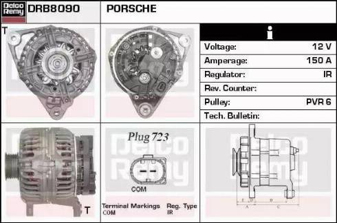 Remy DRB8090 - Alternatore autozon.pro