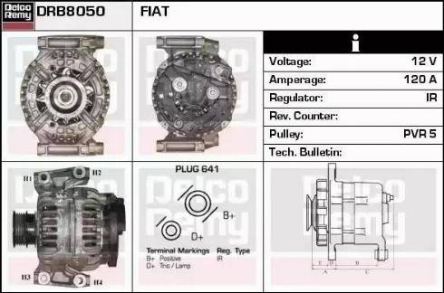 Remy DRB8050 - Alternatore autozon.pro