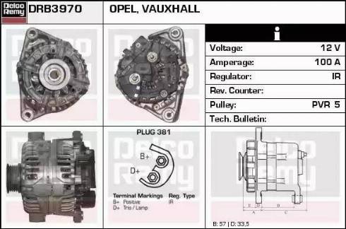 Remy DRB3970 - Alternatore autozon.pro