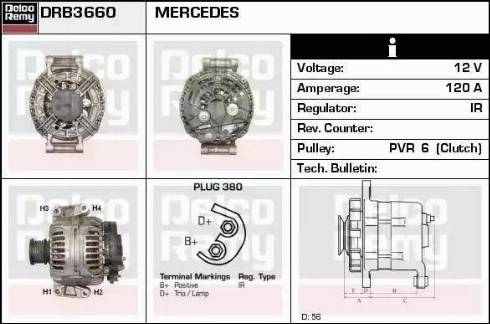 Remy DRB3660 - Alternatore autozon.pro