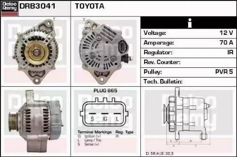 Remy DRB3041 - Alternatore autozon.pro