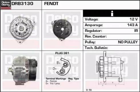 Remy DRB3130 - Alternatore autozon.pro