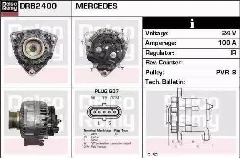 Remy DRB2400 - Alternatore autozon.pro