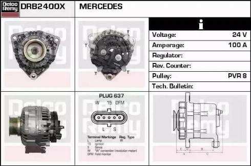 Remy DRB2400X - Alternatore autozon.pro