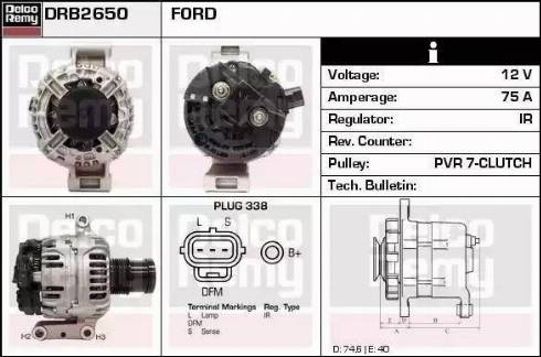 Remy DRB2650 - Alternatore autozon.pro