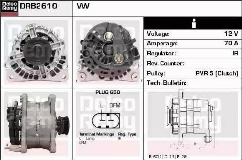 Remy DRB2610 - Alternatore autozon.pro