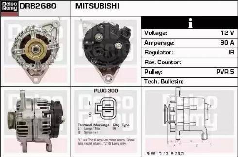 Remy DRB2680 - Alternatore autozon.pro