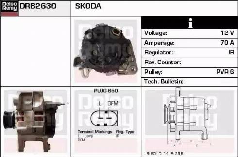 Remy DRB2630 - Alternatore autozon.pro