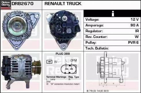 Remy DRB2670 - Alternatore autozon.pro