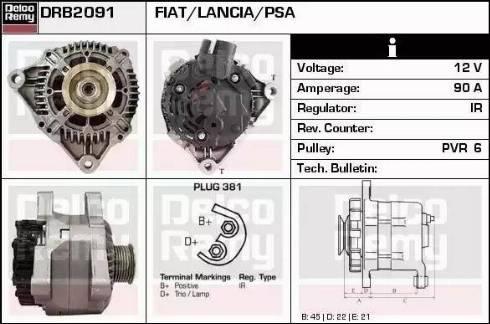 Remy DRB2091 - Alternatore autozon.pro