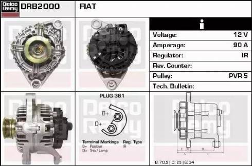 Remy DRB2000 - Alternatore autozon.pro