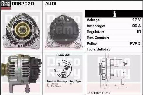 Remy DRB2020 - Alternatore autozon.pro