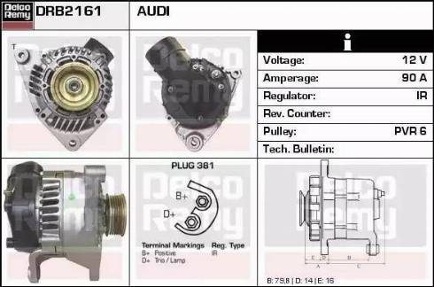 Remy DRB2161 - Alternatore autozon.pro