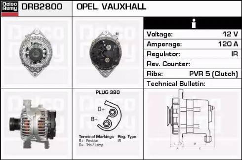 Remy DRB2800 - Alternatore autozon.pro