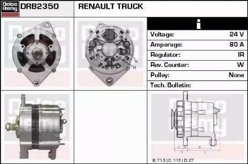 Remy DRB2350 - Alternatore autozon.pro