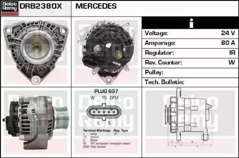 Remy DRB2380X - Alternatore autozon.pro