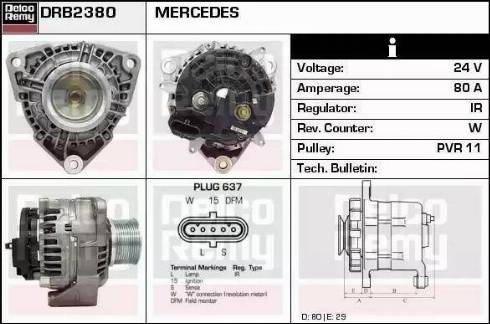 Remy DRB2380 - Alternatore autozon.pro