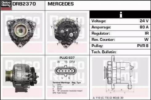 Remy DRB2370 - Alternatore autozon.pro