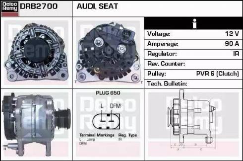 Remy DRB2700 - Alternatore autozon.pro