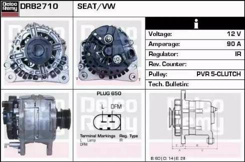 Remy DRB2710 - Alternatore autozon.pro