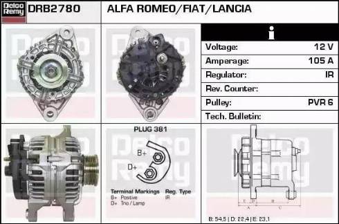 Remy DRB2780 - Alternatore autozon.pro